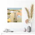 Picture of Multicolour Farm Landscape _GroupedProduct_Square_Unframed_Print_Only_