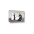 Picture of Black and White Botanical Vases _GroupedProduct_Rectangle_Landscape_Canvas_