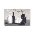 Picture of Black and White Botanical Vases _GroupedProduct_Rectangle_Landscape_Canvas_