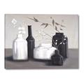 Picture of Black and White Botanical Vases _GroupedProduct_Rectangle_Landscape_Canvas_