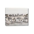 Picture of Horses Running in Water _GroupedProduct_Rectangle_Landscape_Photography _GroupedProduct_Rectangle_Landscape_Canvas_