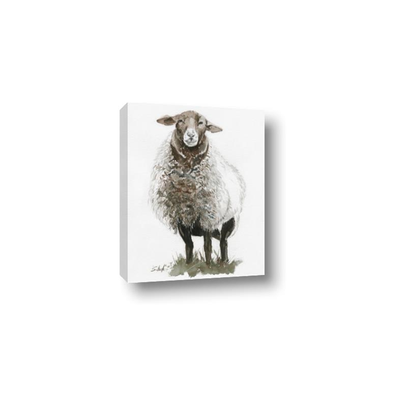 Picture of Watercolour Sheep  _GroupedProduct_Rectangle_Portrait_Canvas_