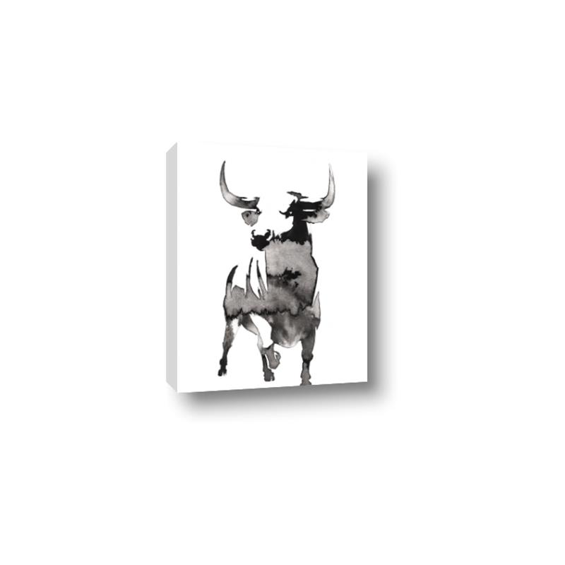 Picture of Ink Bull  _GroupedProduct_Rectangle_Portrait_Canvas_