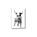 Picture of Ink Bull  _GroupedProduct_Rectangle_Portrait_Canvas_