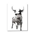 Picture of Ink Bull  _GroupedProduct_Rectangle_Portrait_Canvas_