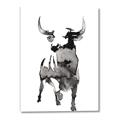 Picture of Ink Bull  _GroupedProduct_Rectangle_Portrait_Canvas_