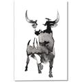 Picture of Ink Bull  _GroupedProduct_Rectangle_Portrait_Canvas_