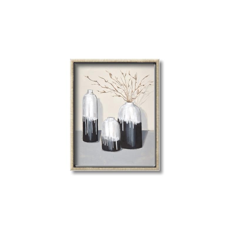 Picture of Dripping Vases _GroupedProduct_Rectangle_Portrait_Canvas_Framed_
