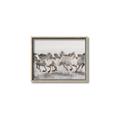 Picture of Horses Running in Water _GroupedProduct_Rectangle_Landscape_Photography _GroupedProduct_Rectangle_Landscape_Canvas_Framed_