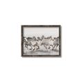 Picture of Horses Running in Water _GroupedProduct_Rectangle_Landscape_Photography _GroupedProduct_Rectangle_Landscape_Canvas_Framed_