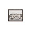 Picture of Horses Running in Water _GroupedProduct_Rectangle_Landscape_Photography _GroupedProduct_Rectangle_Landscape_Canvas_Framed_
