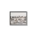 Picture of Horses Running in Water _GroupedProduct_Rectangle_Landscape_Photography _GroupedProduct_Rectangle_Landscape_Canvas_Framed_