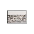 Picture of Horses Running in Water _GroupedProduct_Rectangle_Landscape_Photography _GroupedProduct_Rectangle_Landscape_Canvas_Framed_