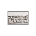 Picture of Horses Running in Water _GroupedProduct_Rectangle_Landscape_Photography _GroupedProduct_Rectangle_Landscape_Canvas_Framed_