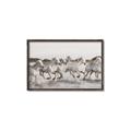 Picture of Horses Running in Water _GroupedProduct_Rectangle_Landscape_Photography _GroupedProduct_Rectangle_Landscape_Canvas_Framed_