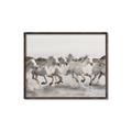 Picture of Horses Running in Water _GroupedProduct_Rectangle_Landscape_Photography _GroupedProduct_Rectangle_Landscape_Canvas_Framed_