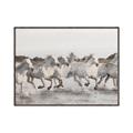 Picture of Horses Running in Water _GroupedProduct_Rectangle_Landscape_Photography _GroupedProduct_Rectangle_Landscape_Canvas_Framed_