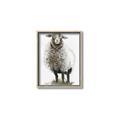 Picture of Watercolour Sheep  _GroupedProduct_Rectangle_Portrait_Canvas_Framed_
