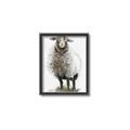 Picture of Watercolour Sheep  _GroupedProduct_Rectangle_Portrait_Canvas_Framed_
