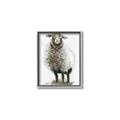 Picture of Watercolour Sheep  _GroupedProduct_Rectangle_Portrait_Canvas_Framed_
