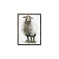 Picture of Watercolour Sheep  _GroupedProduct_Rectangle_Portrait_Canvas_Framed_