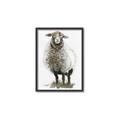 Picture of Watercolour Sheep  _GroupedProduct_Rectangle_Portrait_Canvas_Framed_