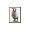 Picture of Watercolour Sheep  _GroupedProduct_Rectangle_Portrait_Canvas_Framed_