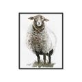 Picture of Watercolour Sheep  _GroupedProduct_Rectangle_Portrait_Canvas_Framed_