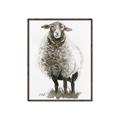 Picture of Watercolour Sheep  _GroupedProduct_Rectangle_Portrait_Canvas_Framed_