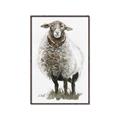 Picture of Watercolour Sheep  _GroupedProduct_Rectangle_Portrait_Canvas_Framed_