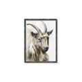 Picture of Watercolour Ram  _GroupedProduct_Rectangle_Portrait_Canvas_Framed_