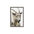 Picture of Watercolour Ram  _GroupedProduct_Rectangle_Portrait_Canvas_Framed_