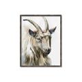 Picture of Watercolour Ram  _GroupedProduct_Rectangle_Portrait_Canvas_Framed_