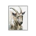 Picture of Watercolour Ram  _GroupedProduct_Rectangle_Portrait_Canvas_Framed_