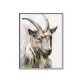 Picture of Watercolour Ram  _GroupedProduct_Rectangle_Portrait_Canvas_Framed_