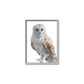 Picture of Watercolour Owl  _GroupedProduct_Rectangle_Portrait_Canvas_Framed_