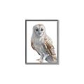 Picture of Watercolour Owl  _GroupedProduct_Rectangle_Portrait_Canvas_Framed_