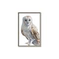 Picture of Watercolour Owl  _GroupedProduct_Rectangle_Portrait_Canvas_Framed_
