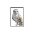 Picture of Watercolour Owl  _GroupedProduct_Rectangle_Portrait_Canvas_Framed_