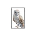 Picture of Watercolour Owl  _GroupedProduct_Rectangle_Portrait_Canvas_Framed_