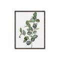 Picture of Green Leaves II  _GroupedProduct_Rectangle_Portrait_Canvas_Framed_