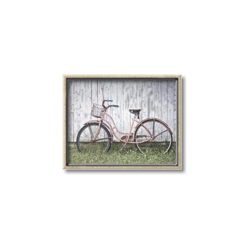 Picture of Pink bike _GroupedProduct_Rectangle_Landscape_Photography _GroupedProduct_Rectangle_Landscape_Canvas_Framed_