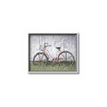 Picture of Pink bike _GroupedProduct_Rectangle_Landscape_Photography _GroupedProduct_Rectangle_Landscape_Canvas_Framed_
