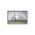 Picture of Pink bike _GroupedProduct_Rectangle_Landscape_Photography _GroupedProduct_Rectangle_Landscape_Canvas_Framed_