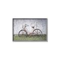 Picture of Pink bike _GroupedProduct_Rectangle_Landscape_Photography _GroupedProduct_Rectangle_Landscape_Canvas_Framed_
