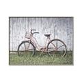 Picture of Pink bike _GroupedProduct_Rectangle_Landscape_Photography _GroupedProduct_Rectangle_Landscape_Canvas_Framed_