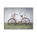 Picture of Pink bike _GroupedProduct_Rectangle_Landscape_Photography _GroupedProduct_Rectangle_Landscape_Canvas_Framed_