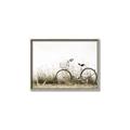 Picture of Leaning Bike  _GroupedProduct_Rectangle_Landscape_Photography _GroupedProduct_Rectangle_Landscape_Canvas_Framed_