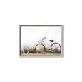 Picture of Leaning Bike  _GroupedProduct_Rectangle_Landscape_Photography _GroupedProduct_Rectangle_Landscape_Canvas_Framed_