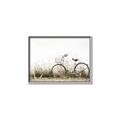 Picture of Leaning Bike  _GroupedProduct_Rectangle_Landscape_Photography _GroupedProduct_Rectangle_Landscape_Canvas_Framed_
